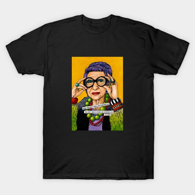 Iris apfel t shirt shop